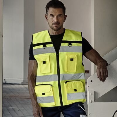 Hi-vis ripstop tool vest (HVW108) Thumbnail
