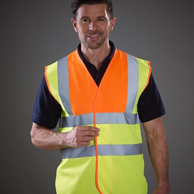 Yoko Hi-Vis Two Band and Braces Waistcoat ( deal ) Thumbnail