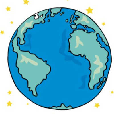 earth with stars Thumbnail