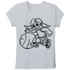 Lady-fit valueweight tee Thumbnail