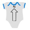 Contrast Baby Bodysuit DEAL Thumbnail